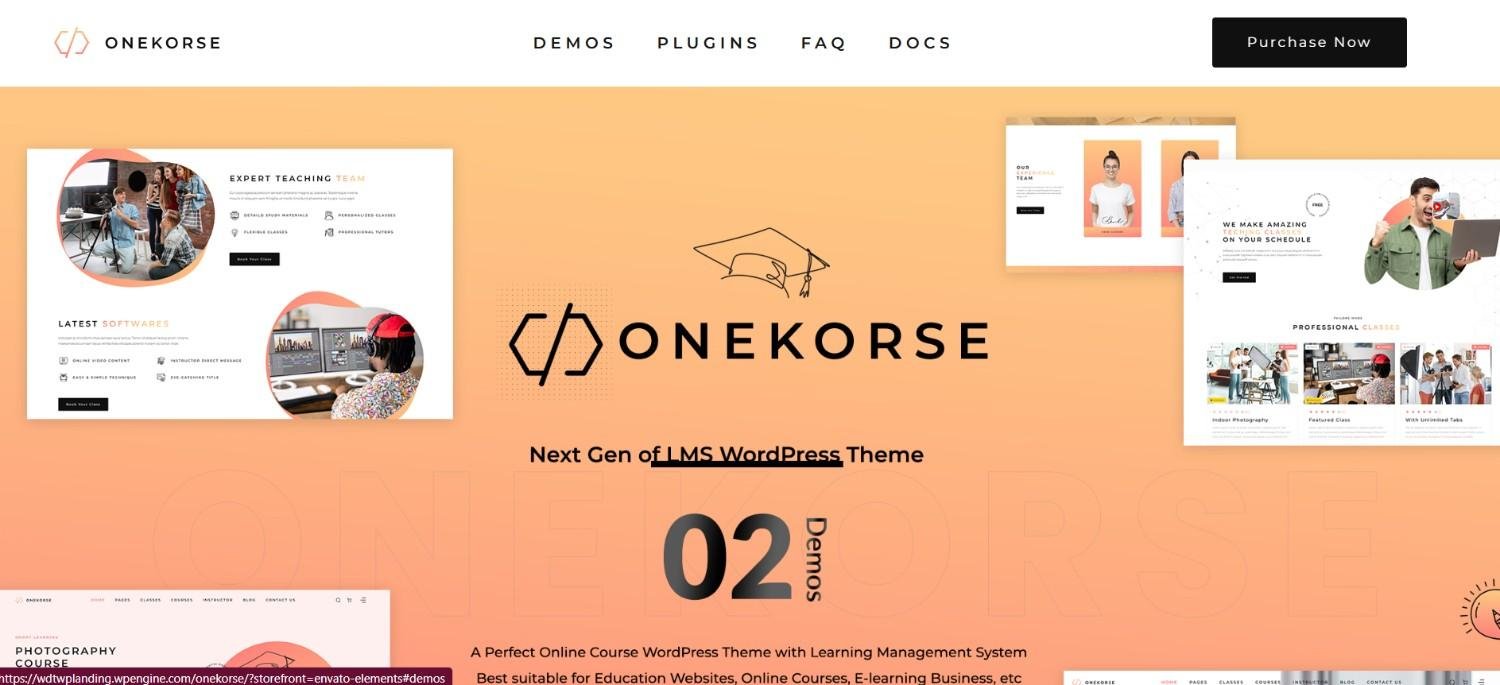 one korse education theme