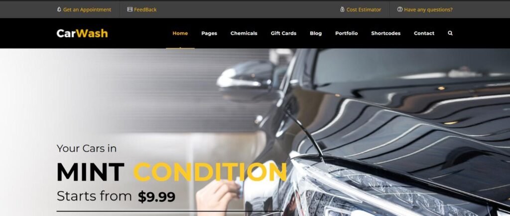 car wash mint condition