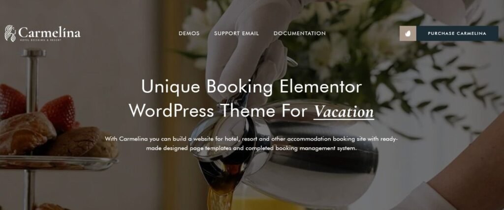 charmelina unique booking elementor